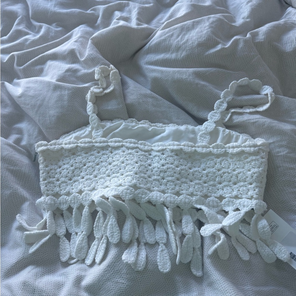 SAYLOR White Crochet Eloie Set - Picture 5 of 10